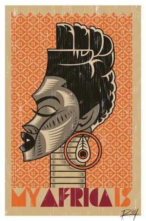 My Africa travel poster